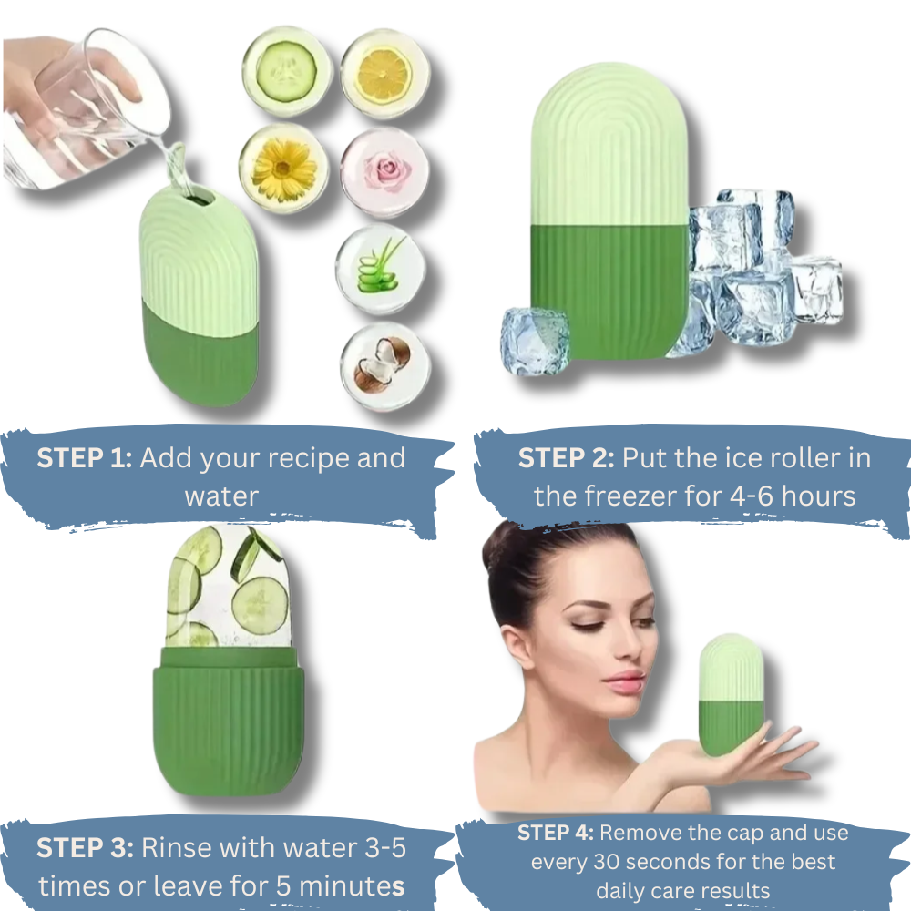 Facial Beauty Ice Grid – Refresh, Soothe & Lift Your Skin Naturally! | Joyfuljumble™