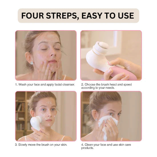 Electric Facial Cleansing Brush – Deep Cleanse & Spa-Like Skin Care at Home | Joyfuljumble™